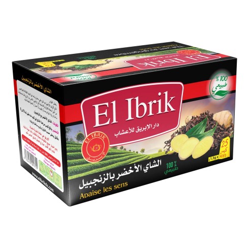 Thé vert au gingembre -25 sachets