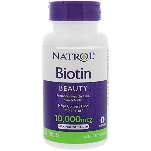 Natrol Biotin 10.000mcg anti chute - 100tabs