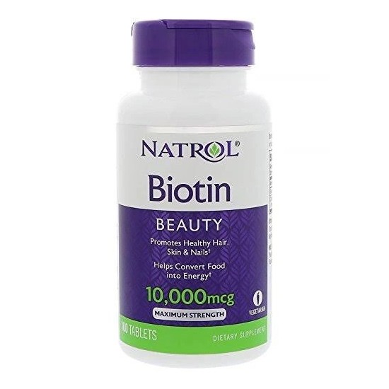 Natrol Biotin 10.000mcg anti chute - 100tabs