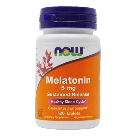 Now Melatonin 5mg- 120caps