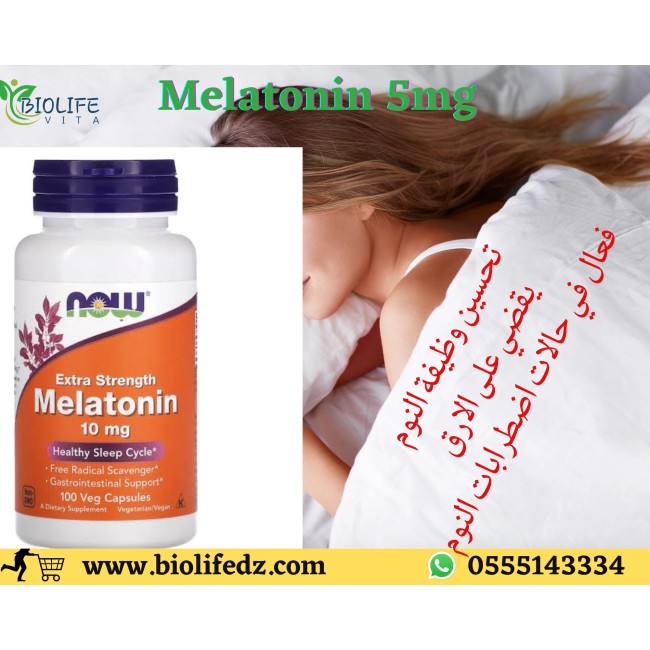 Now Melatonin 10mg- 100caps 2