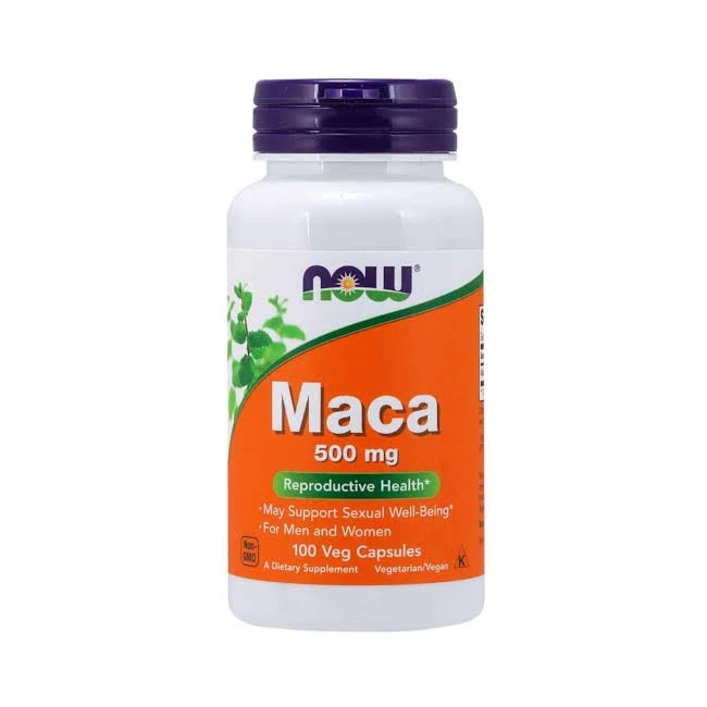 Now Maca 500mg fertilité impuissance 100 caps