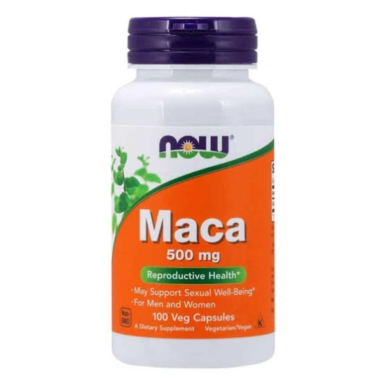 Now Maca 500mg fertilité impuissance 100 caps