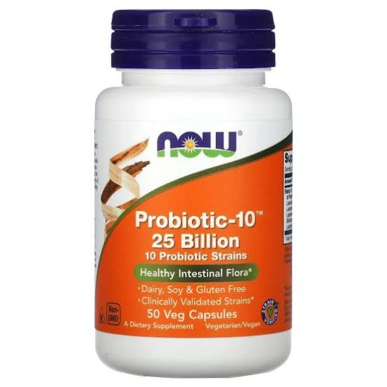 Now Probiotic 25 Milliard bactéries - 50caps