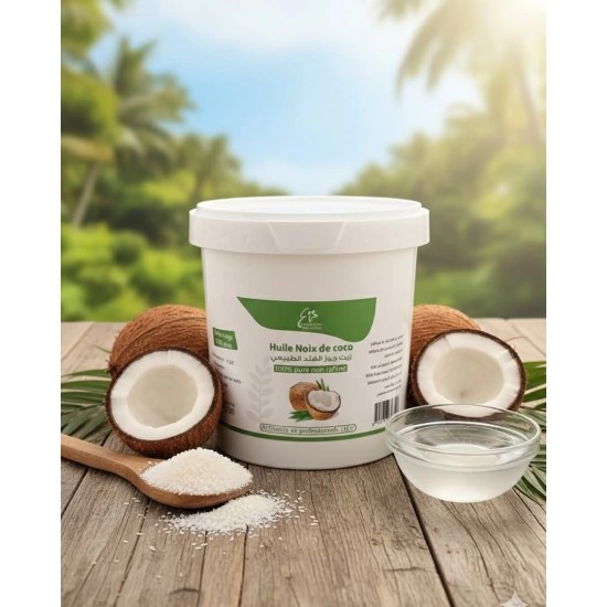 Huile de Coco extra vierge Alimentaire - 1litre