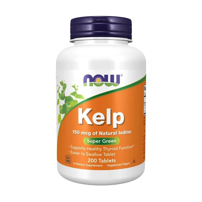 Now Kelp Iodine 150mcg 200tabs