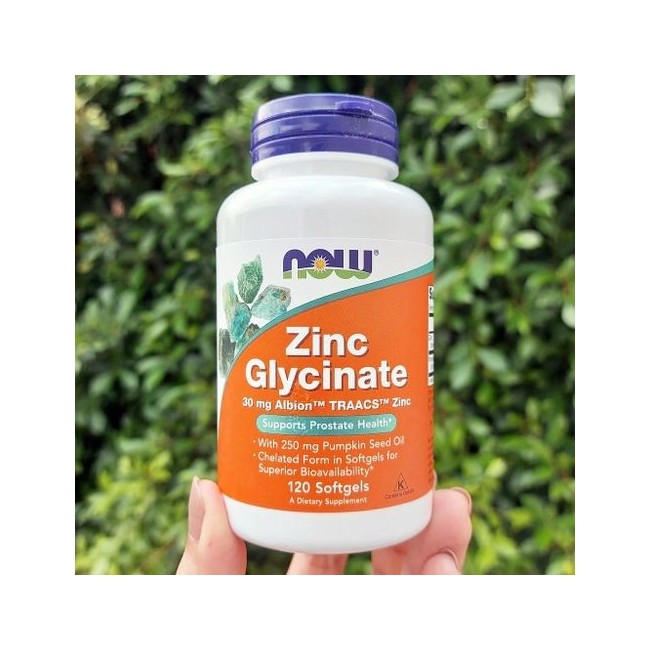 Now Zinc Glycinate 120 softgels