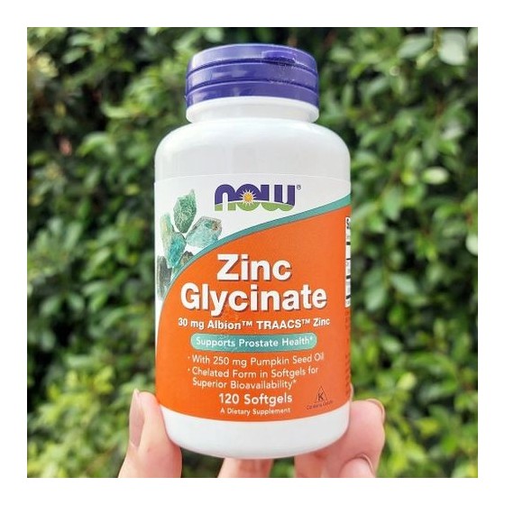 Now Zinc Glycinate 120 softgels