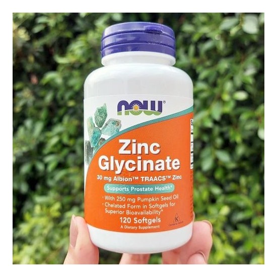 Now Zinc Glycinate 120 softgels