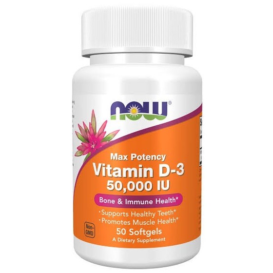 Now D3 50.000IU -50 softgels