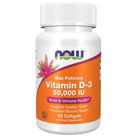 Now D3 50.000IU -50 softgels