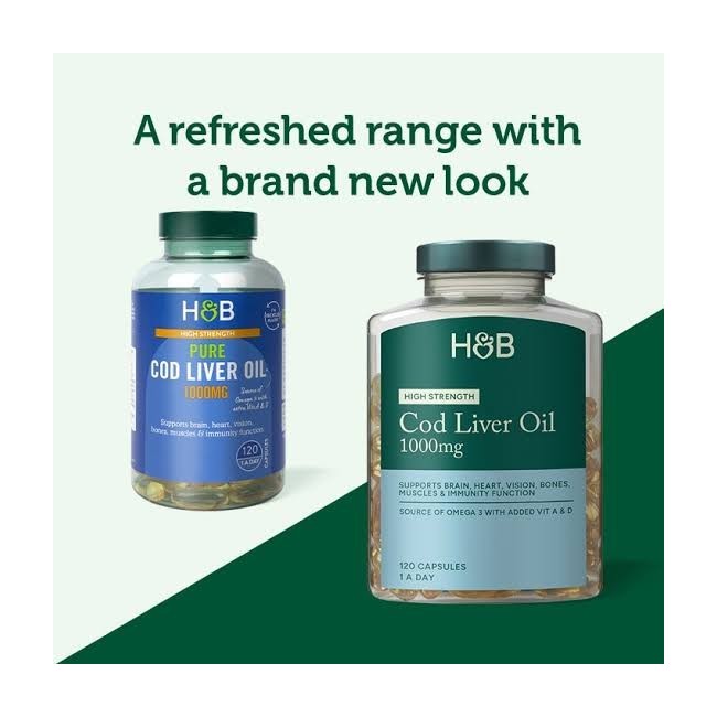 Cod liver oil 1000mg -120sofgels 2