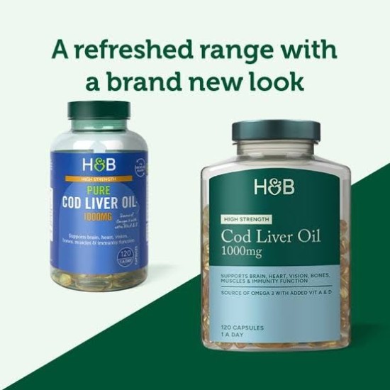 Cod liver oil 1000mg -120sofgels