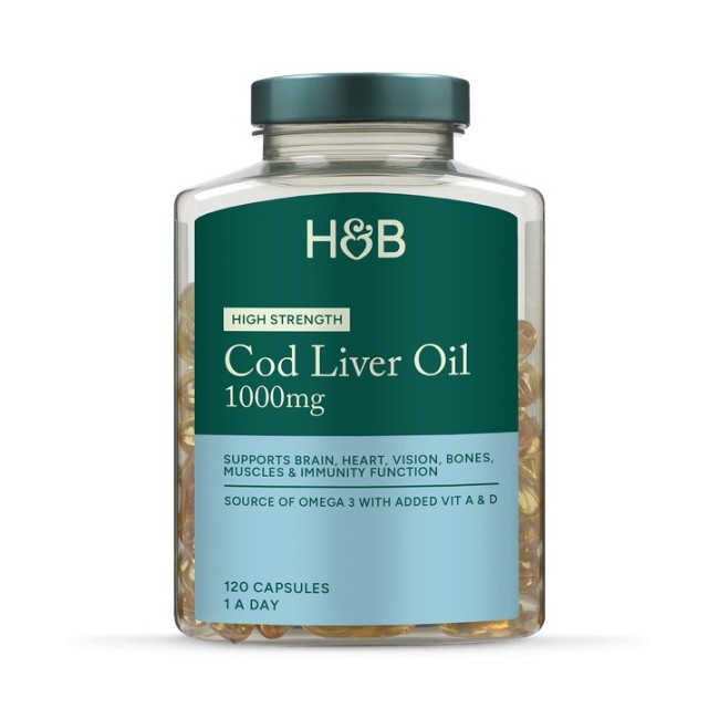 Cod liver oil 1000mg -120sofgels