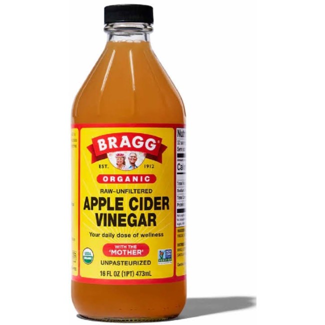 Bragg apple cider vinegar organic 473ml خل التفاح العضوي