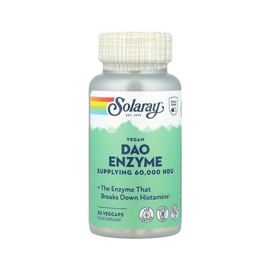 Solaray DAO Enzyme Anti Histamine 30caps