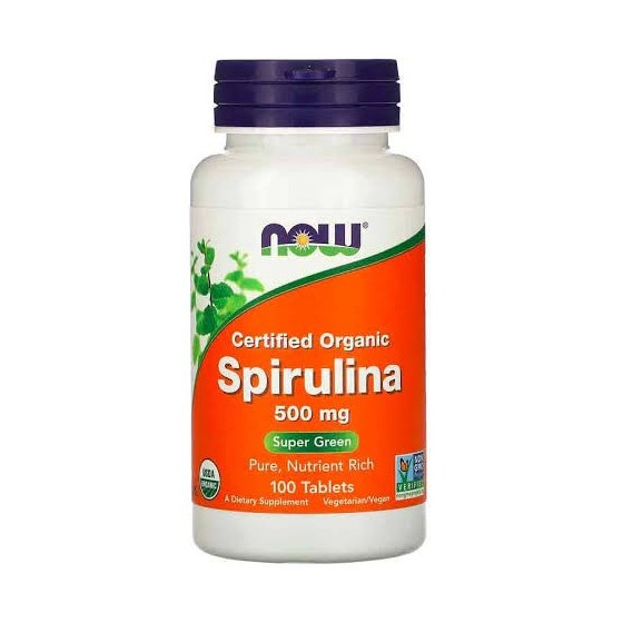 Now Spirulina  500mg -100tabs