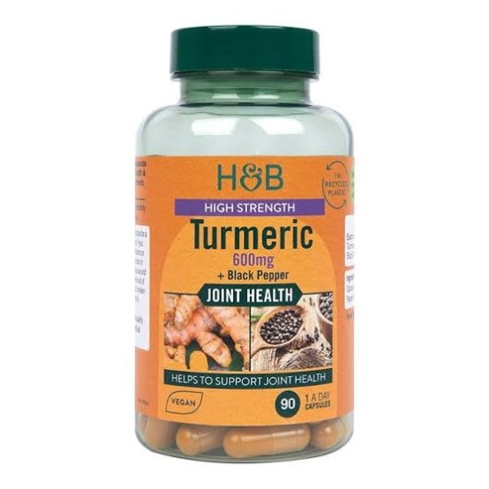 H&B Curcumin Turmeric 600mg- 90 caps
