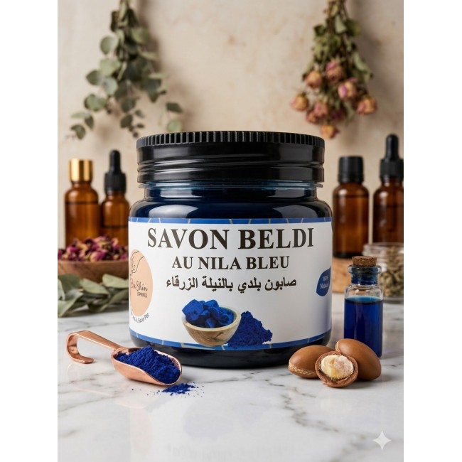 Savon Beldi au Nila Blue صابون بلدي بالنيلة الزرقاء 140غ