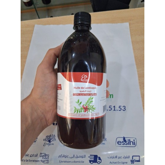 Huile Extra Vierge de Lentisque 01L زيت الضرو الخام