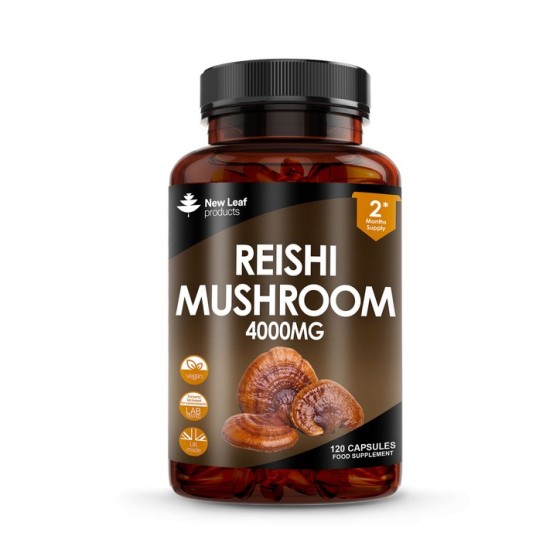 New Leaf Reishi Ganoderma Mushroomi - 120caps