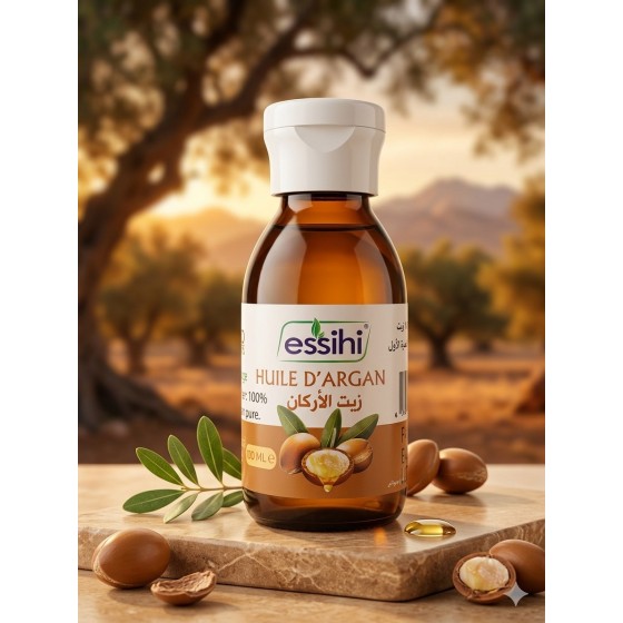 ESSIHI Huile d'argan Extra Vierge زيت الارغان الطبيعي