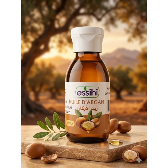 ESSIHI Huile d'argan Extra Vierge زيت الارغان الطبيعي