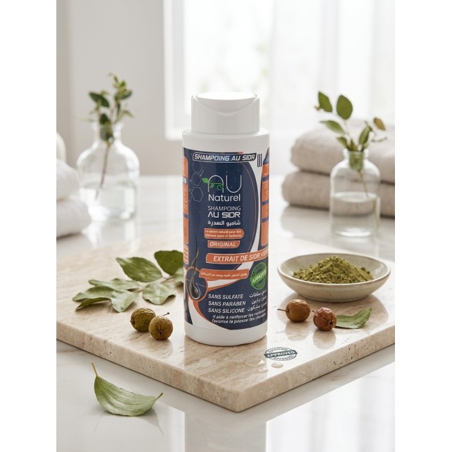 Shampoing au sidre 400ml شامبو طبيعي بخلاصة السدرة