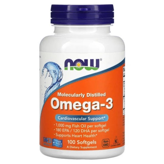 Now Omega 3 1000mg - 100 softgels