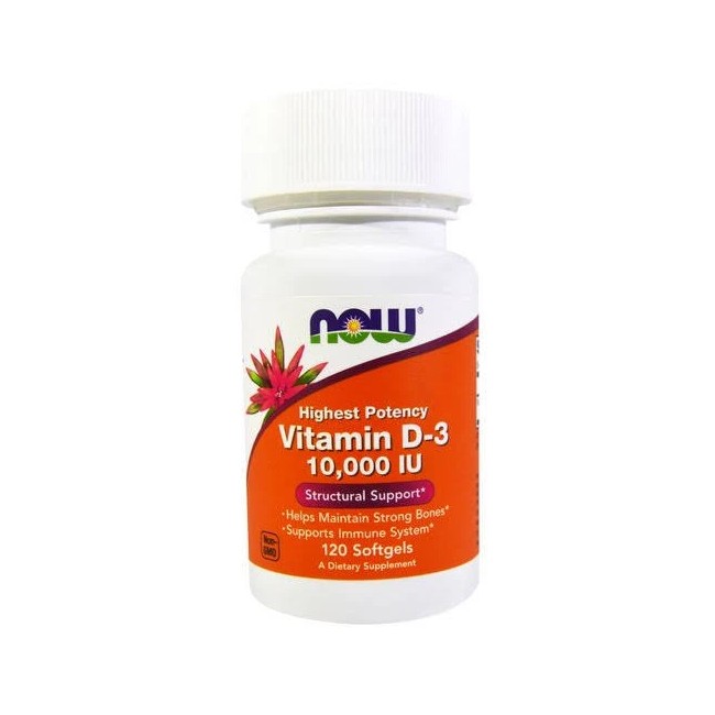 Now D3 10000iu -120 softgels