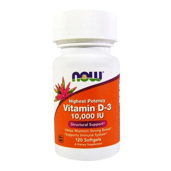 Now D3 10000iu -120 softgels