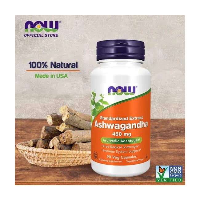 Now Ashwagandha 450mg - 90 caps