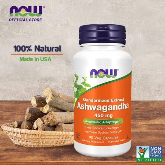 Now Ashwagandha 450mg - 90 caps